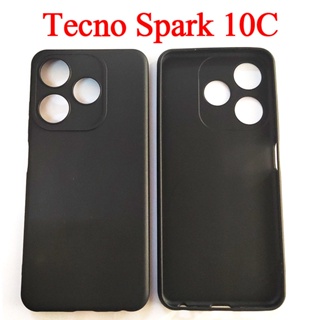 เคสโทรศัพท์มือถือ รวมทุกอย่าง สีดํา สําหรับ Tecno Spark 10C Spark 10 4G