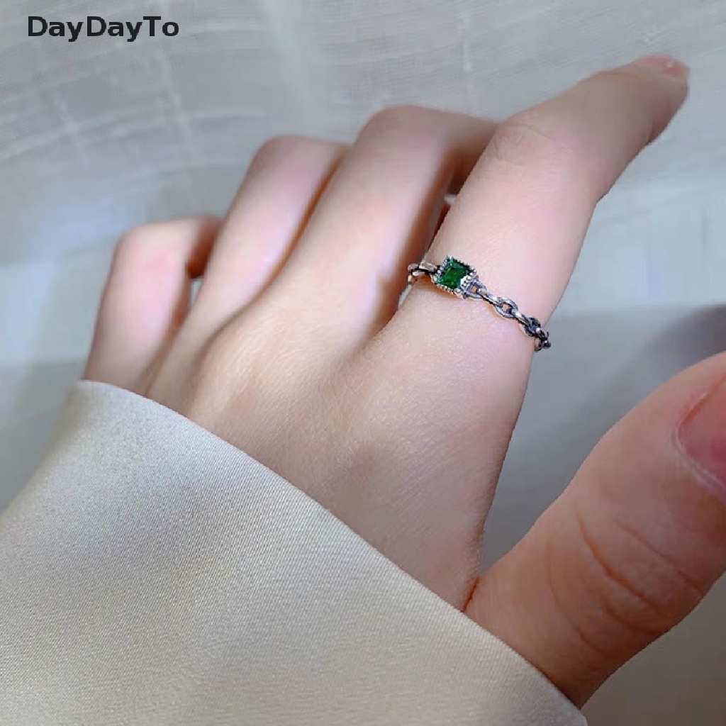 daydayto-ใหม่-แหวนนิ้วมือ-ประดับเพทายมรกต-ทรงสี่เหลี่ยม-ขนาดเล็ก-สไตล์วินเทจ-เครื่องประดับแฟชั่น-สําหรับผู้หญิง