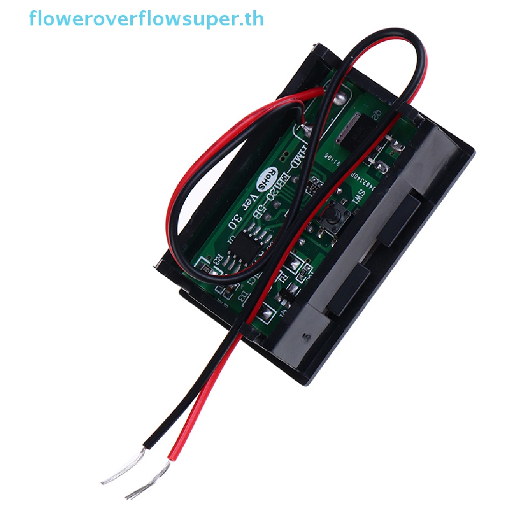 fsth-ขายดี-โมดูลโวลต์มิเตอร์-แสดงสถานะความจุลิเธียม-3s-12-6v-สีฟ้า