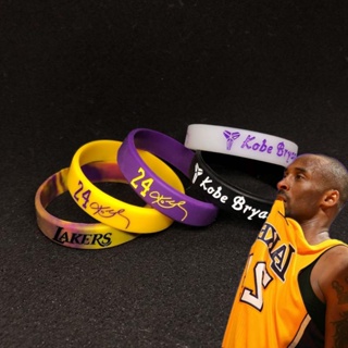 NBA Basketball Silicone Bracelet Bangle  Kobe, James, Glow Wristband In Stock LY