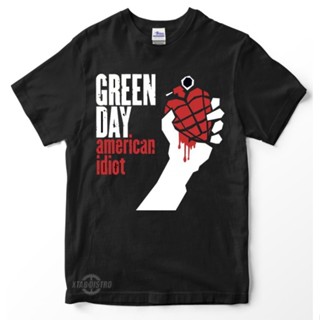 เสื้อยืด พิมพ์ลาย Greenday AMERICAN Idit Premium green day melodic metal สําหรับผู้ชาย