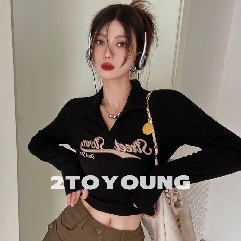 2toyoung-เสื้อครอป-เสื้อผู้หญิงแฟชั่น-sexy-crop-fb2106