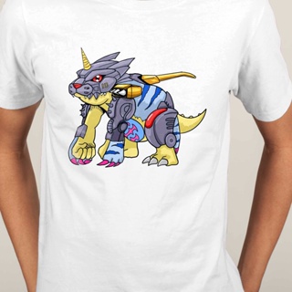 เสื้อยืดผ้าฝ้ายCOTTON Digimon Adventure Agumon Taichi Yagami Gabumon Yamato แขนสั้นเสื้อยืดเสื้ออะนิเมะ O - Neck ผู_01