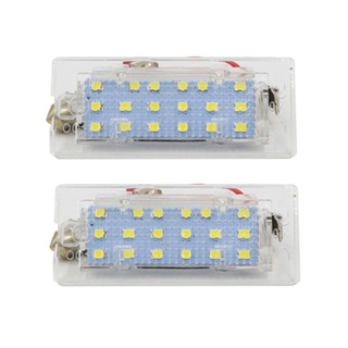 Edb* หลอดไฟ LED 12V สําหรับติดป้ายทะเบียนรถยนต์ E53 X5 1999-2003 E83 X3 2 ชิ้น