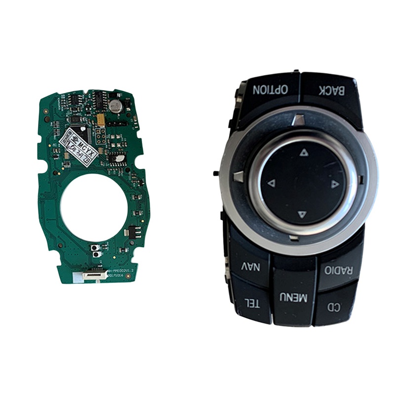 ลูกบิดแผงวงจรควบคุมมัลติมีเดียรถยนต์-4-pin-สําหรับ-bmw-3-series-x5-z4-x6-5-series-x1-e-chassis