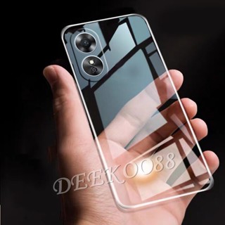 เคสโทรศัพท์มือถือแบบนิ่ม TPU ใส บาง เรียบง่าย สําหรับ OPPO Reno8 T Reno7 Z Pro A78 A17 A17K 4G 5G Reno 8 8T 8Z 8Pro 7 7Z 7Pro OPPOA78