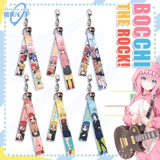 2022 Bocchi The Rock Lanyards พวงกุญแจ Gotou Hitori Ijichi Nijika Yamada Ryo Kita Ikuyo ริบบิ้นพวงกุญแจ ที่ใส่เครื่องประดับ อะนิเมะ