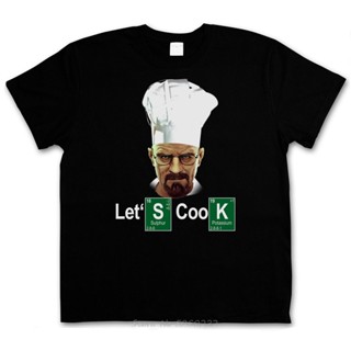 LET S COOK CHEF T- SHIRT - Breaking Walter White Meth Heisenberg TV Bad_01