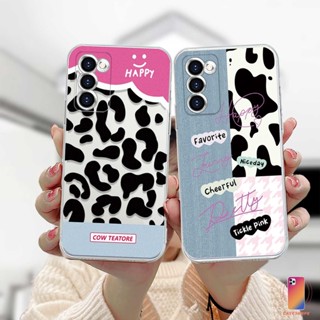 เคสโทรศัพท์มือถือแบบนิ่ม ลายเสือดาว วัว ขอบหยัก สําหรับ Samsung A32 A13 A52 A12 A03 A51 A03S A23 A10S A50 A20S J7 Prime A02S A20 A50S A10 A30S A52S A30 M12