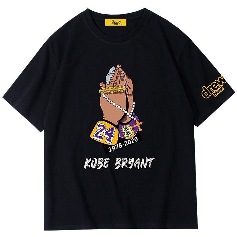 drew-kobe-short-sleeve-t-shirt-kobe-memorial-black-mamba-spirit-summer-new-cotton-loose-01