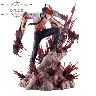 Bruce โมเดลฟิกเกอร์ PVC รูปปั้นอนิเมะ Chainsaw Man ของเล่นสําหรับเด็ก