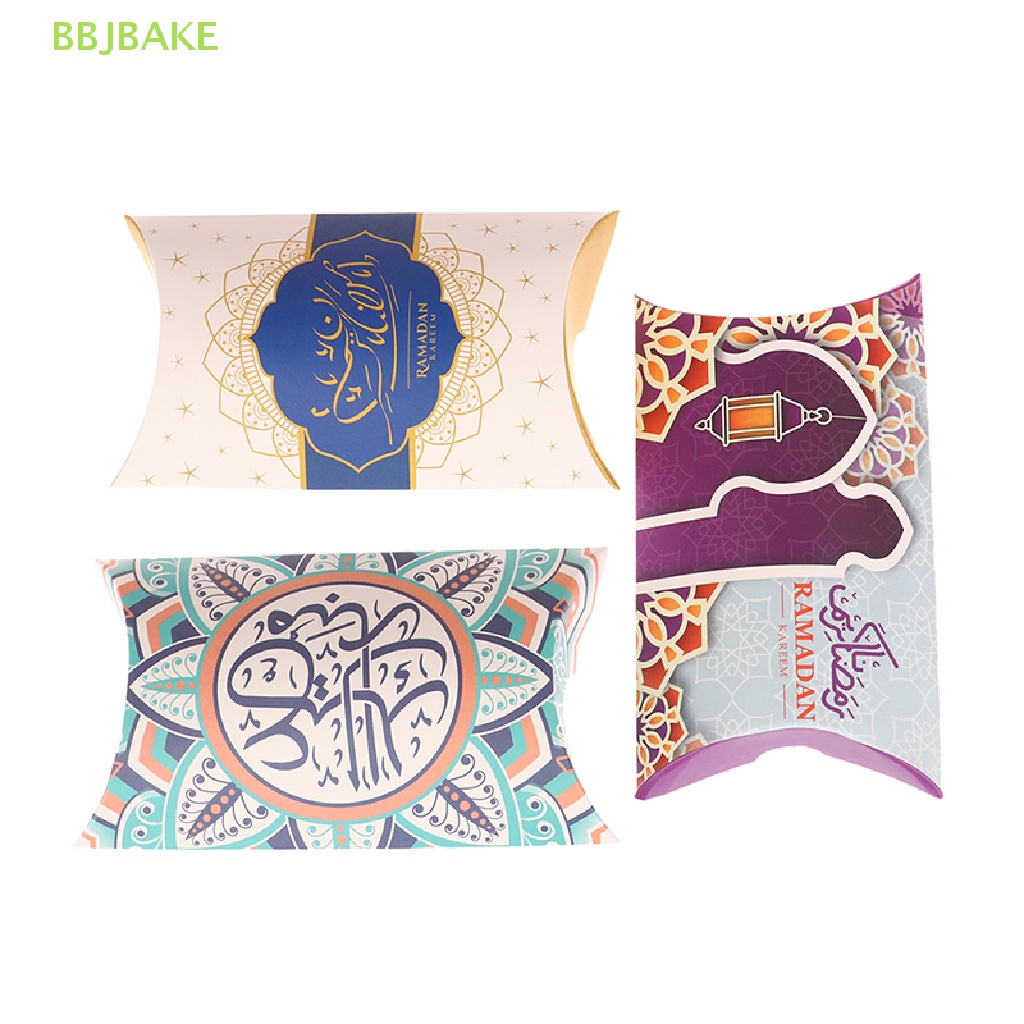 fsba-eid-mubarak-กล่องใส่ขนม-รูปหมอน-สําหรับตกแต่ง-10-ชิ้น