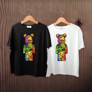 Bearbrick T-shirt, black and white shirt, cool cotton fabric, high quality print, unisex BST01_01