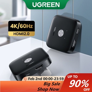 ภาพหน้าปกสินค้าUgreen สวิตช์ Hdmi 4k 60 Hz Hdmi สําหรับกล่องทีวี Xiaomi Mi Box 2 In 1 ที่เกี่ยวข้อง