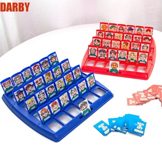 Darby Who Is It Board Game เกมกระดาน คลาสสิก ตลก ผู้ปกครอง-เด็ก โต้ตอบ ตัวละคร / สัตว์สันทนาการ เมมโมรี่เทรนนิ่ง ของเล่นปริศนา