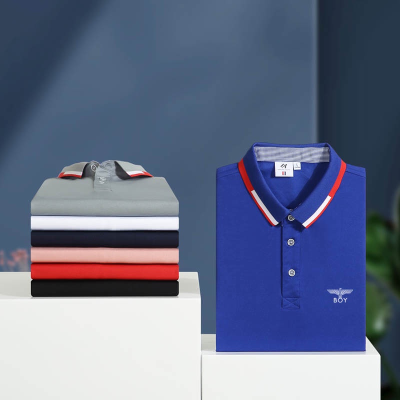 เสื้อโปโลแขนสั้น-คอปก-สไตล์นักธุรกิจ-แฟชั่นสําหรับผู้ชาย-ไซซ์-s-4xl-0722