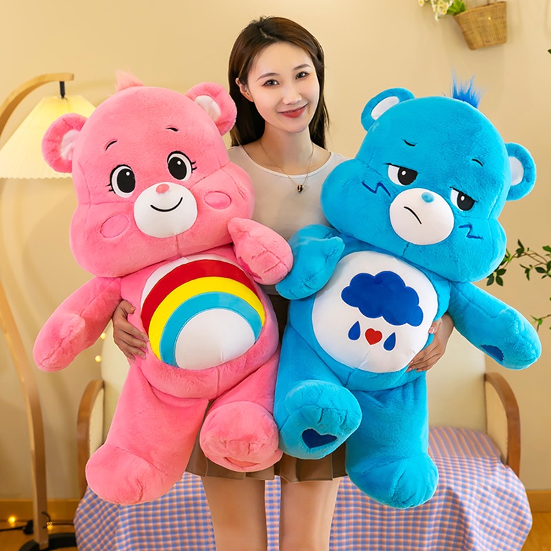 care-bears-ของแท้-27-ซม-care-bear-care-bear-ตุ๊กตาหมีเท็ดดี้-หมอน-สีฟ้า-สีชมพู-สีม่วง-ของเล่นสําหรับเด็ก-ตุ๊กตาหมี-care-bears-ของแท้-ตุ๊กตาหมี-care-bears