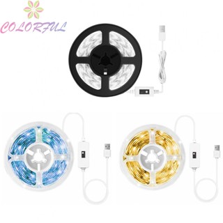 【COLORFUL】300cm USB LED Strip Lights PIR Motion Sensor For Cabinet Closet Stairs Bedside Brand New