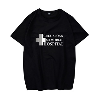 Greys Anatomy เสื้อยืดแขนสั้น ผ้าฝ้าย พิมพ์ลายกายวิภาคศาสตร์ สีเทา พลัสไซซ์ สําหรับผู้ชาย และผู้หญิง ไซซ์ 4XL 3144