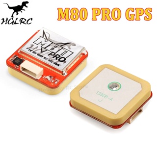 Hglrc M80 PRO M80PRO GPS QMC5883 เข็มทิศ พร้อม GLONASS GLILEO QZSS SBAS BDS รูปแบบการรับสัญญาณ 5V พลังงาน สําหรับโดรนแข่งขัน FPV