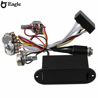 ⭐ Hot Sale ⭐Electric Bass Pickup Preamp Circuit Guitar Pickup Main Part 2 Band ABS