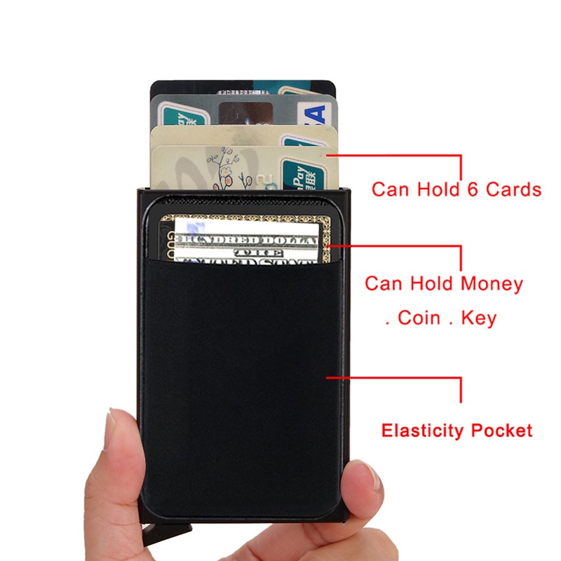 กระเป๋าสตางค์อลูมิเนียม-แบบบาง-พร้อมกระเป๋าใส่บัตรเครดิต-บัตรเครดิต-rfid-ป๊อปอัพอัตโนมัติ