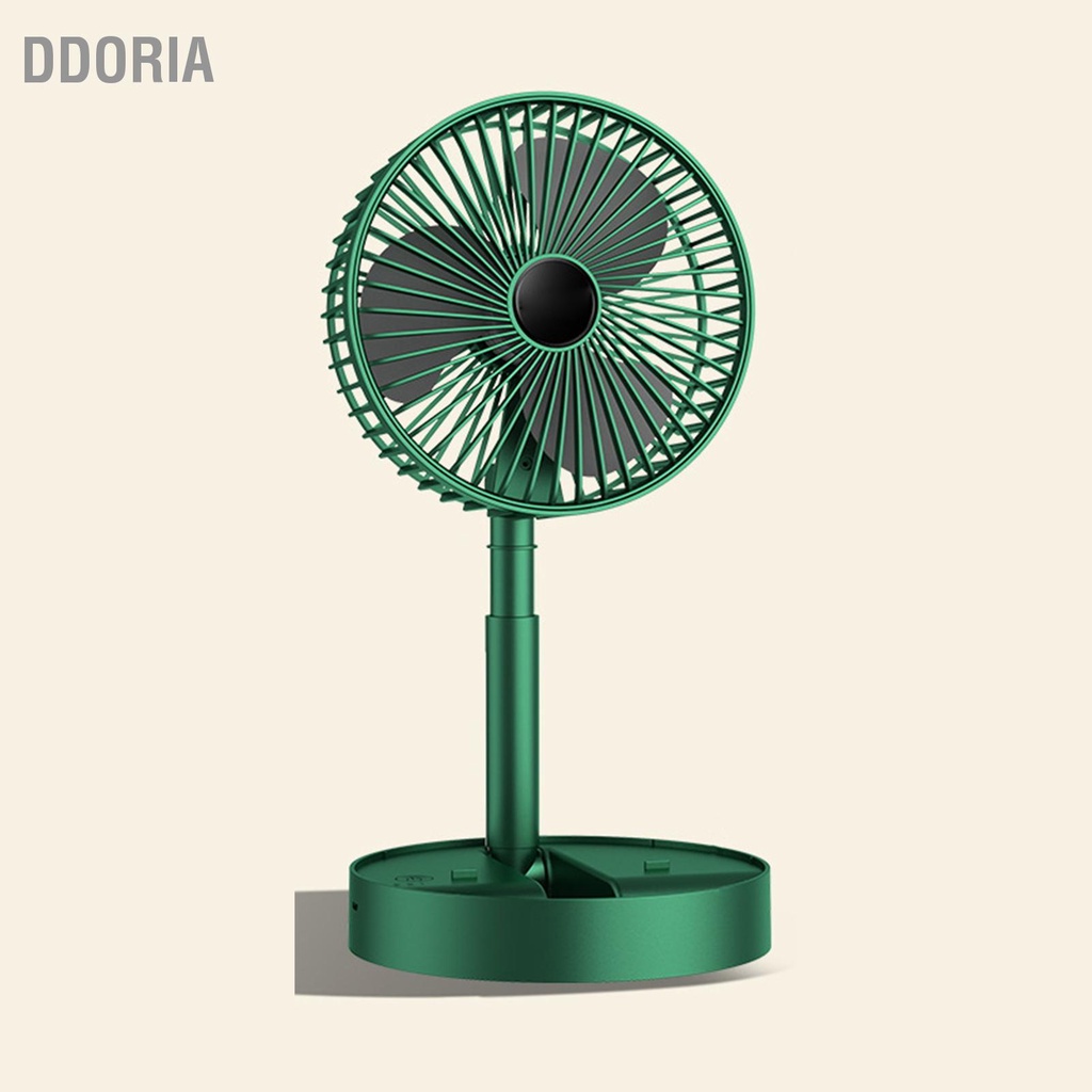 ddoria-พัดลมตั้งโต๊ะ-แบตเตอรี่ลิเธียม-1200mah-ขนาดเล็ก-พกพาง่าย-เสียงเงียบ-สําหรับบ้าน-สํานักงาน
