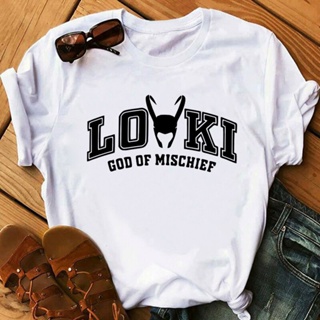 Loki God of Mischief Funny T Shirt Summer Men Women Unisex Cool Disney Anime T-shirt Marvel Super Hero Tshirt Graph_08