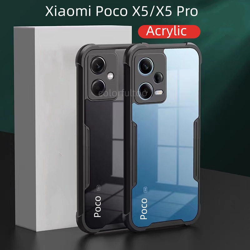 เคสโทรศัพท์มือถือ-อะคริลิคใส-กันกระแทก-สําหรับ-xiaomi-poco-x5-pro-x5pro-pocox5-pocox5pro-5g