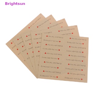 Brightsun ใหม่ สติกเกอร์ฉลากกระดาษคราฟท์ ลาย Especially for You สําหรับตกแต่งสมุดภาพ ของขวัญ 100 ชิ้น