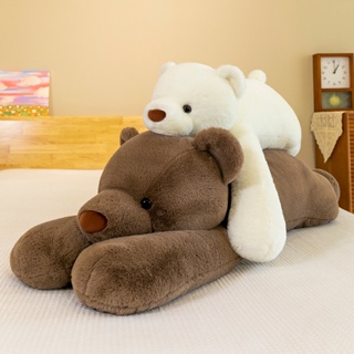 หมอนตุ๊กตาหมีขั้วโลกน่ารัก แบบนิ่ม ขนาด 65 ซม. 80 ซม. 100 ซม. ของเล่นสําหรับเด็ก