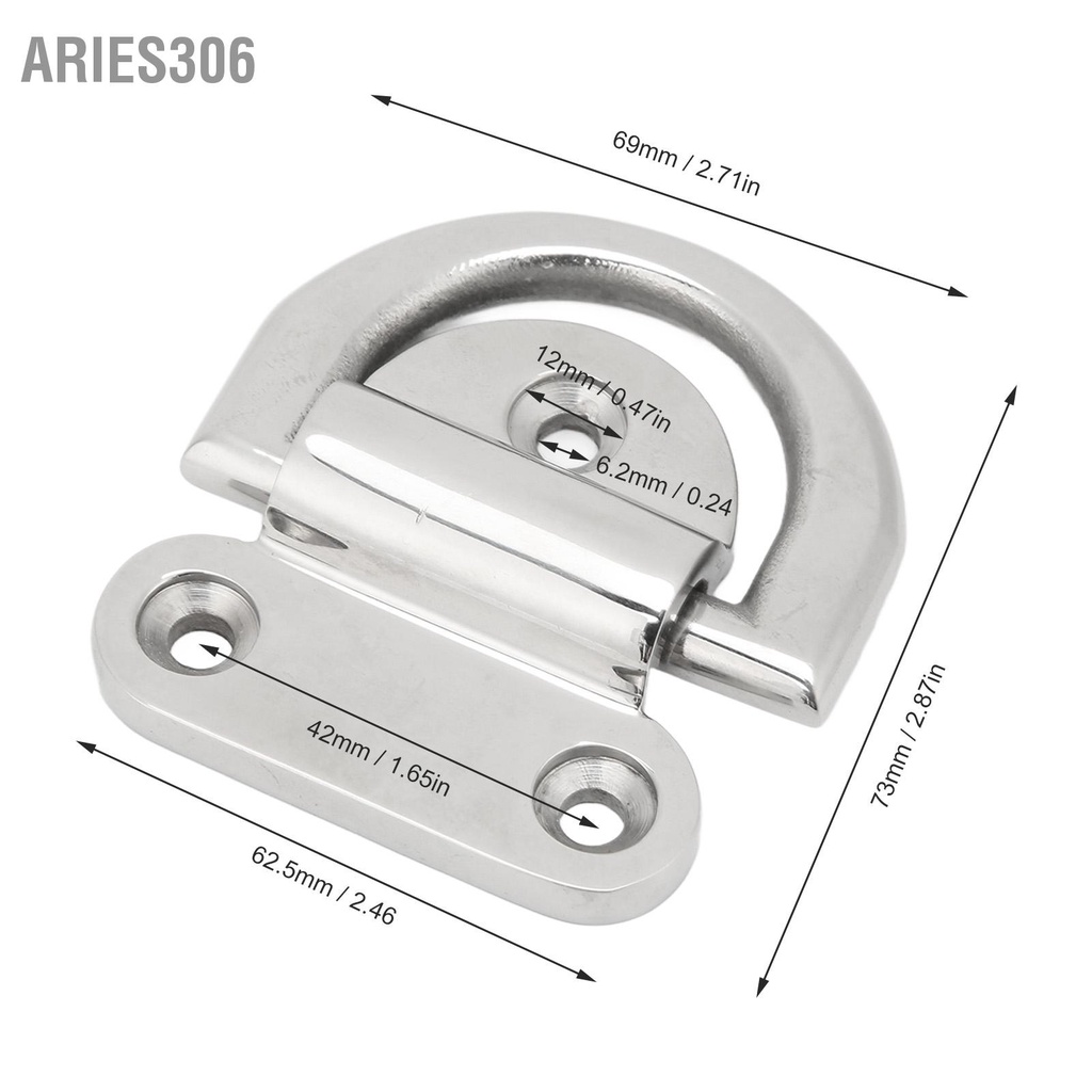 aries306-มารีนเกรดอุปกรณ์เสริมแผ่นพับตา-316-สแตนเลสสากลพอดีสำหรับเรือยอชท์เรือ