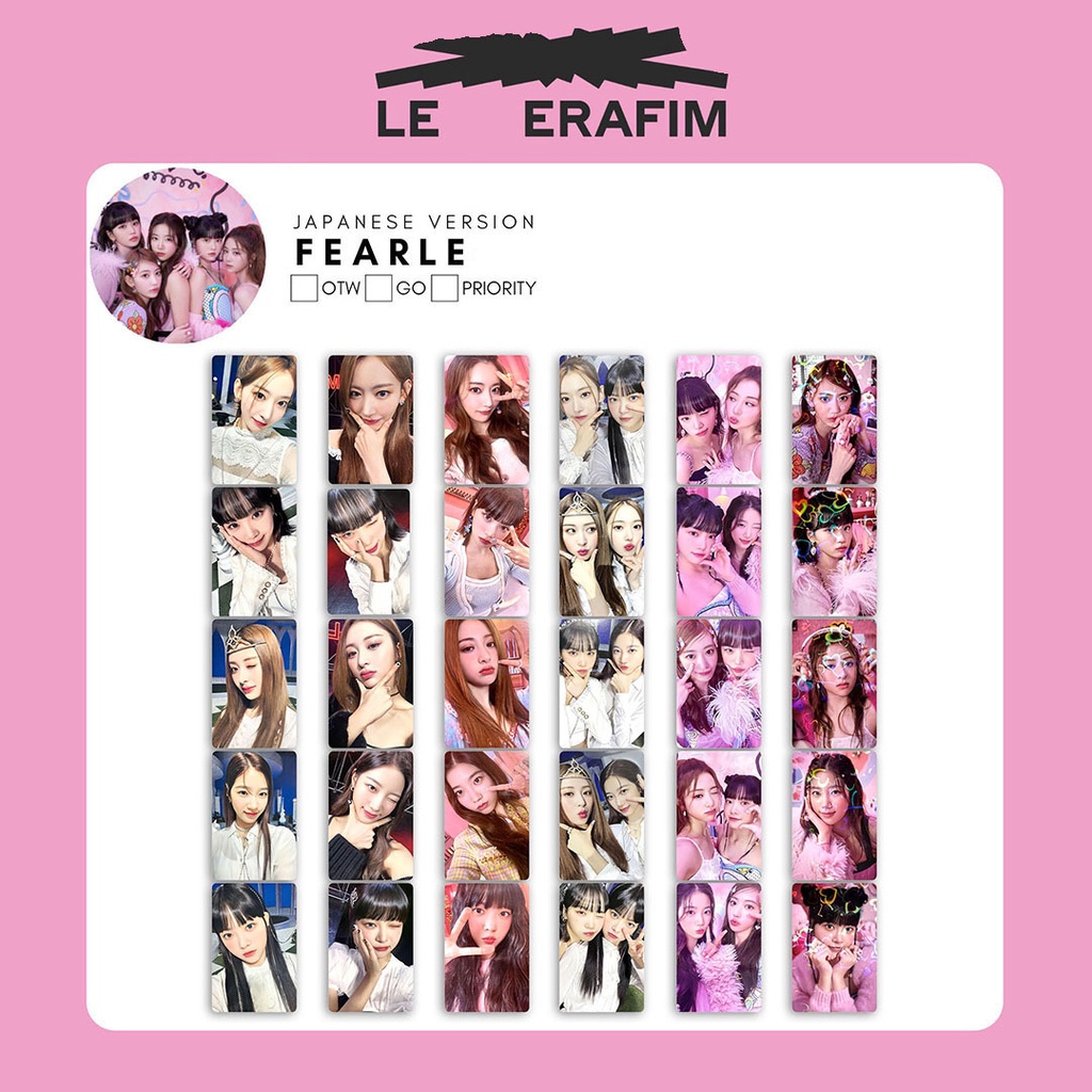 โปสการ์ด-อัลบั้มรูปภาพ-le-seerafim-fearless-kazuha-sakura-eunchae-chaewon-yunjin-lomo-cards-leseerafim-kpop-จํานวน-5-ชิ้น-ต่อชุด