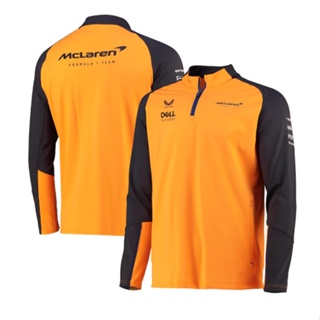 ใหม่ล่าสุด เสื้อโปโลแขนยาว ลายทีมแข่ง F1 Mclaren Team F1 เหมาะกับฤดูร้อน สําหรับผู้ชาย และผู้หญิง 2022