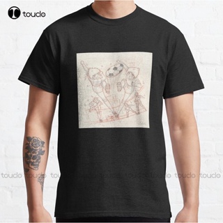 Captain Tsubasa Sketch Classic T-Shirt Golf Shirts Custom Aldult n Unisex Digital Printing Xs- Tshirt Classic Shirt_04