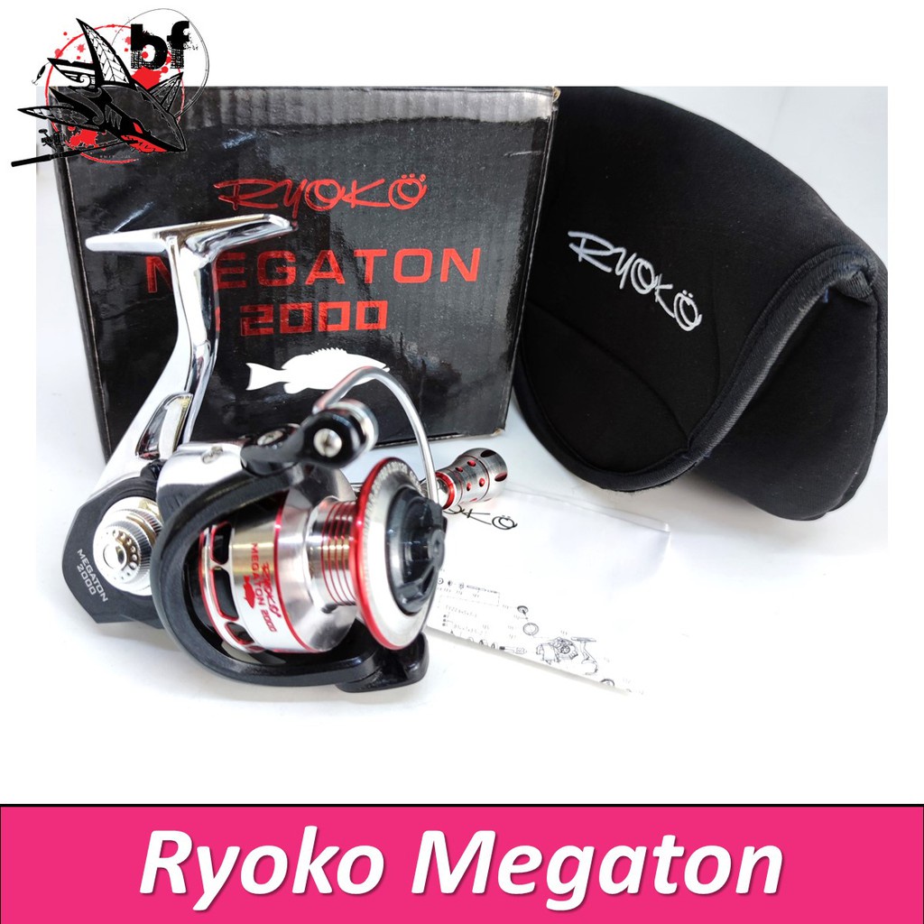 รอกตกปลา-รอกสปินนิ่ง-รอก-ryoko-megaton-spinning-reel-1000-60000