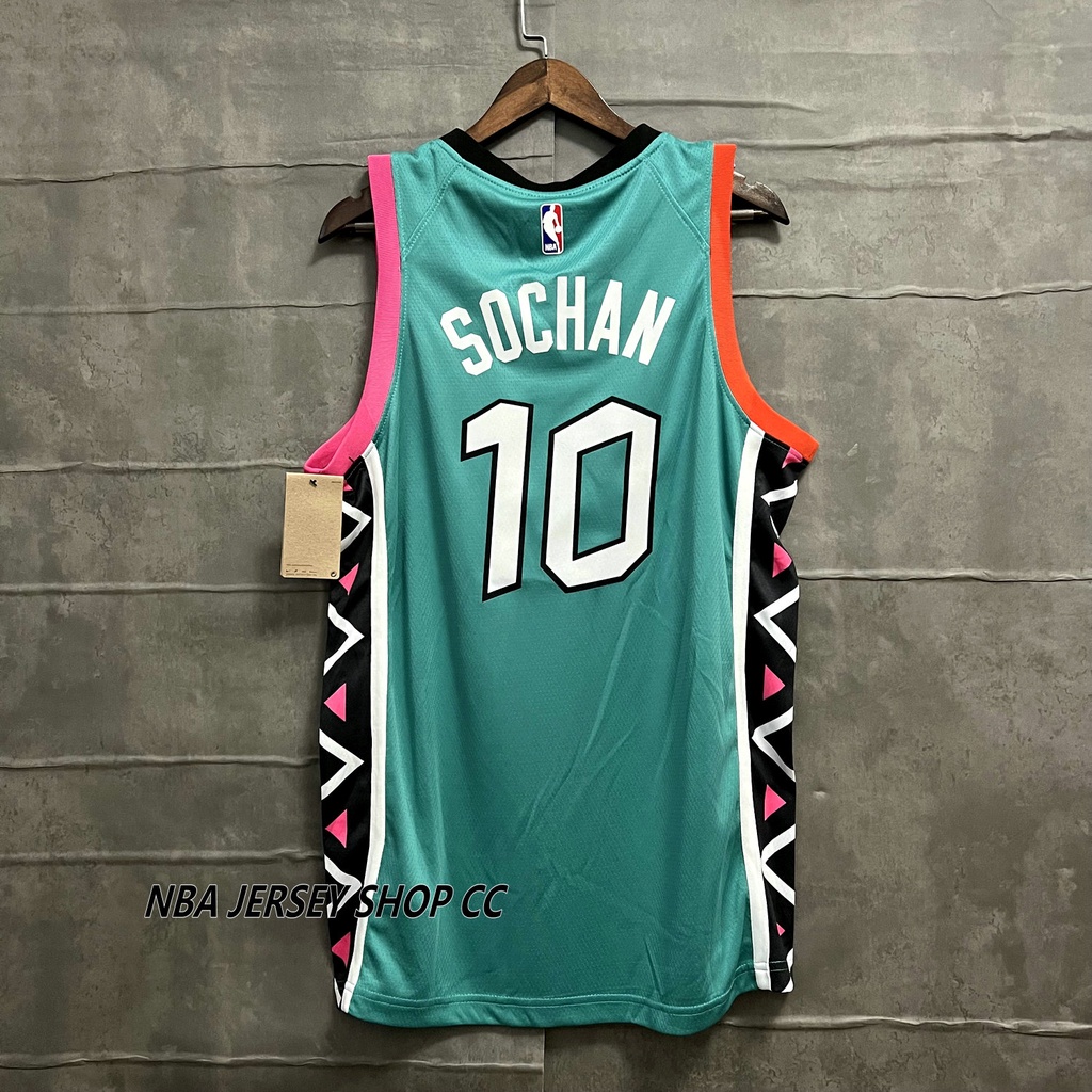 648-jeremy-sochan-nba-san-antonio-spurs-jeremy-sochan-ปี-2022-23-สําหรับผู้ชาย-เสื้อกีฬาแขนสั้น-ลายทีม-green-jersey-10-ชิ้น