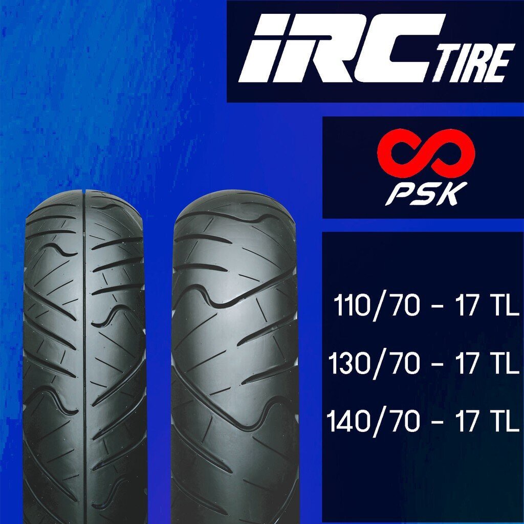 [เลือกเบอร์ด้านใน] ยางมอเตอร์ไซค์ ยางนอก IRC RX-01 ไม่ใช้ยางใน TL ...