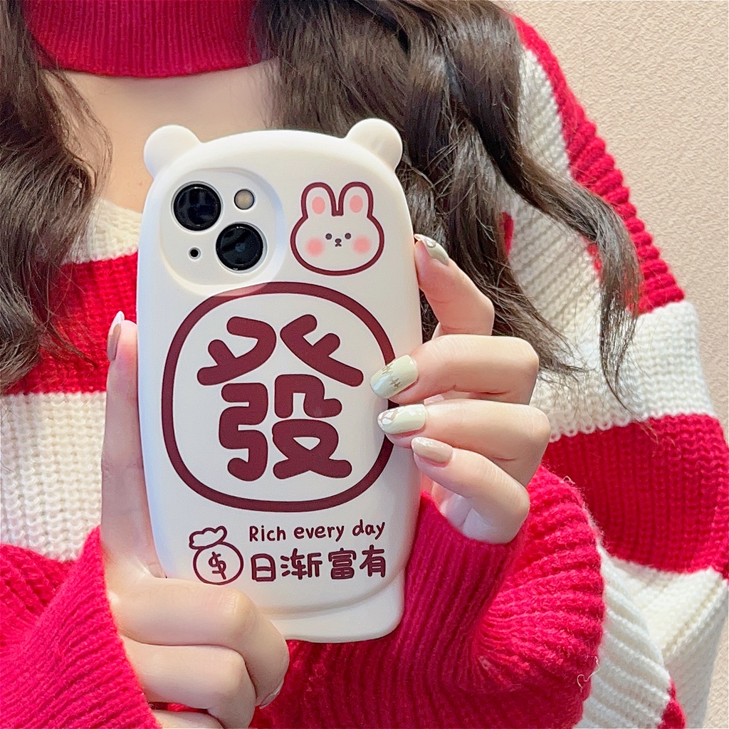 เคสป้องกันโทรศัพท์มือถือ-ลายหมีอ้วน-สามมิติ-สําหรับ-iphone-14-13pro-max11-pro-max-xs-max-x-12-pro-max