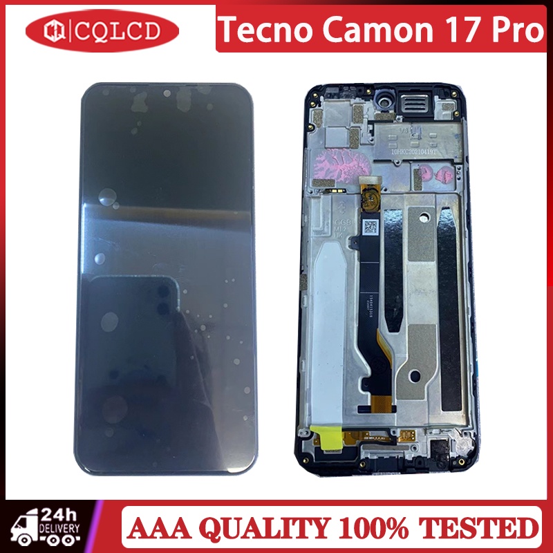 อะไหล่หน้าจอ-lcd-พร้อมกรอบ-สําหรับ-tecno-camon-17-pro-cg8