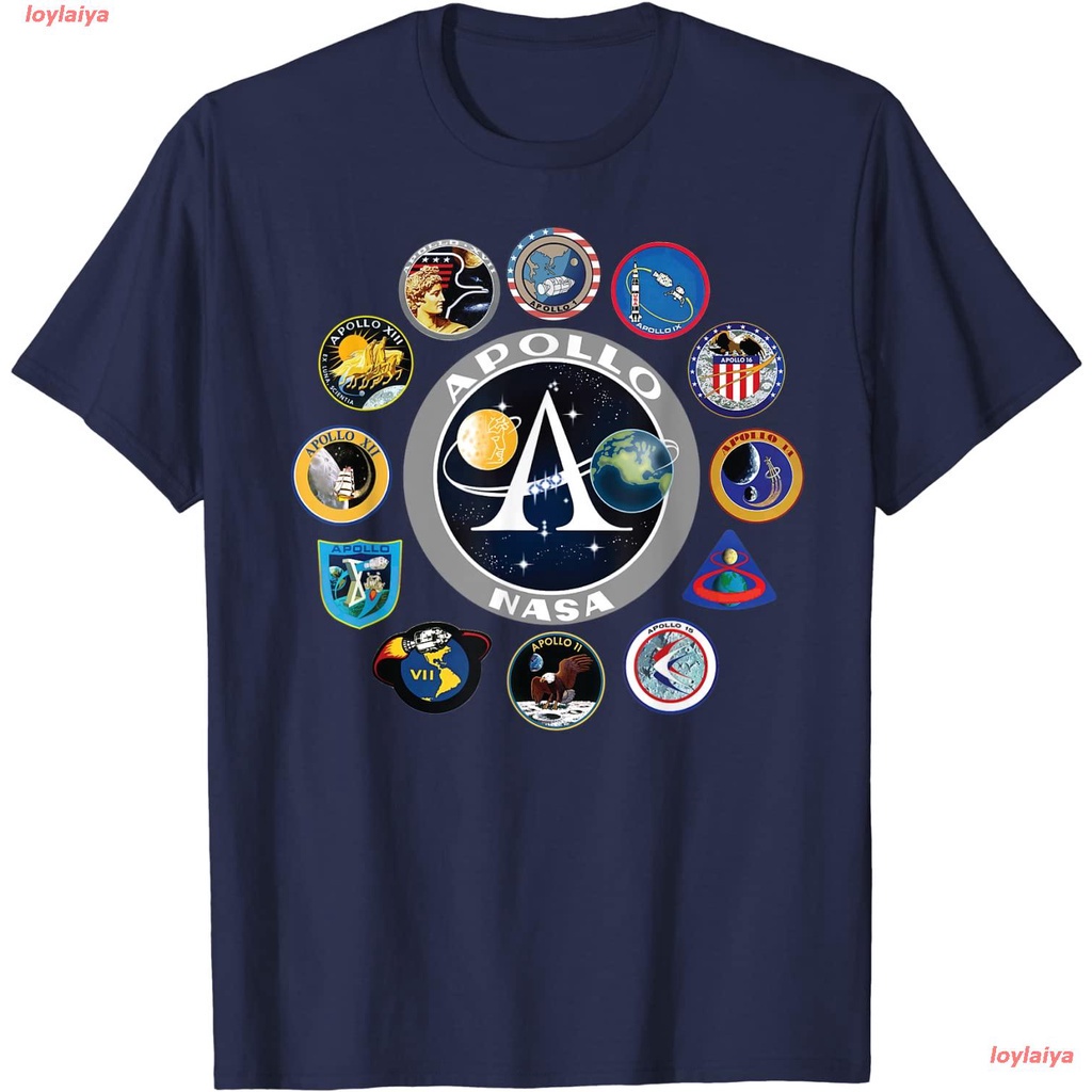 loylaiya-องค์การนาซา-เสื้อยืดแฟชั่นผู้ชาย-เสื้อผู้หญิง-apollo-missions-patch-badge-nasa-space-program-t-shirt-เสื้-43