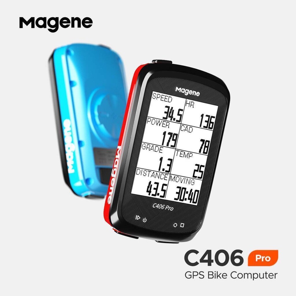 อุปกรณ์วัดความเร็ว-ไมล์-gps-จักรยาน-magene-c406-pro-gps-smart-bike-computer