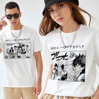 My Hero Academia Anime Graphic t shirt Men Women Unisex White Pink Fashion Street wear Tee Bakugou_04