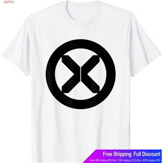 [S-5XL] SKTT1 Marvelเสื้อยืดลำลอง Marvel X-Men House Of X Power Of X Logo T-Shirt Marvel Round neck T-shirt*r-