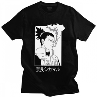 เสื้อยืดแขนสั้นNARUTO เสื้อยืดแขนสั้นพิมพ์ลายการ์ตูนนารูโตะสไตล์ญี่ปุ่นสําหรับผู้ชายS-5XL