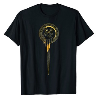 แขนสั้นโอเวอร์ไซส์เสื้อยืด พิมพ์ลาย Game of Thrones Hand of the King Icon สําหรับผู้ชายS-4XL_04