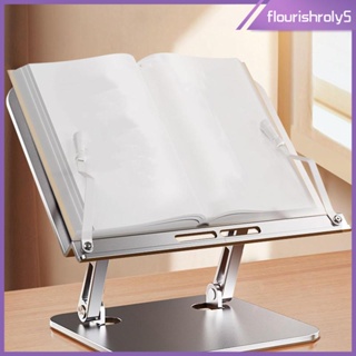 [Flourishroly5] ที่วางหนังสือ แบบตั้งโต๊ะ พับได้ สําหรับโรงเรียน สํานักงาน ห้องครัว