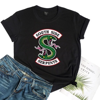 Riverdale Snake T shirt Women Harajuku Tops South Side Serpents Tees_01