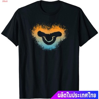 เสื้อยืดขายร้อนเสื้อยืดแขนสั้น Disney The Lion King Simba Symbol Live Action Ombre T-Shirt Sports T-shirtS-3XL_05