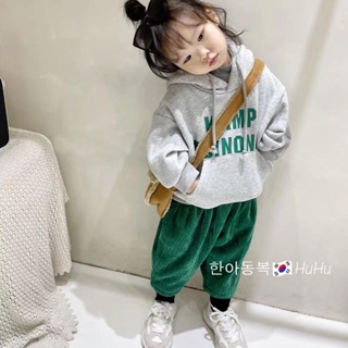 Korean childrens wear boys and girls velvet sweaters 2022 winter childrens hooded jackets autumn sweatshirts for children